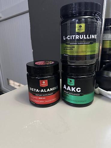 pre workout: Набор спортивных добавок BIOVIN: - L-Citrulline DL-Malate, 250 g — 1