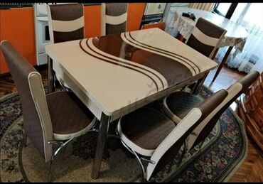 Setovi stolova i stolica: Komplet sto i 6 stolica po akcijskoj ceni. 🔹Stolovi su izradjeni od — 18