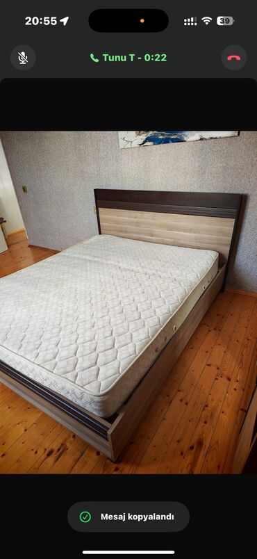 transformator satılır: Б/у, Двуспальная кровать, С матрасом at lalafo.az transformator satılır: Б/у, Двуспальная кровать, С матрасом