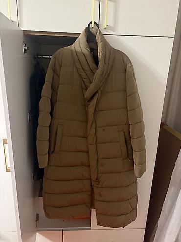Пуховик, По колено, Италия, С поясом, 2XL at lalafo.kg Пуховик, По колено, Италия, С поясом, 2XL