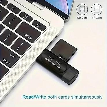 Ostali kompjuterski delovi: Čitač memorijskih kartica sa dva slota za USB tip C/USB A T. OPIS — 4