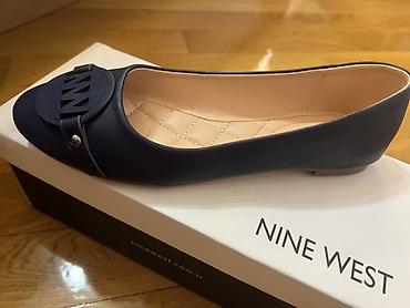 baletka: Baletkalar, Nine West, Ölçü: 38, rəng - Göy, Yeni — 1