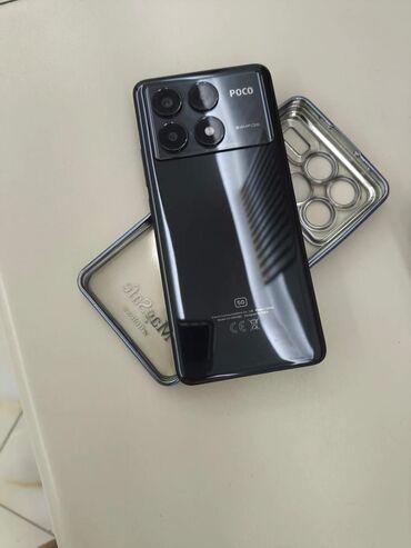 телефон fly nimbus 1: Poco X6 Pro 5G, 512 GB, rəng - Qara, Barmaq izi, Face ID