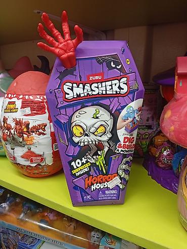 для песка: ZURU Smashers Horror House — игровой набор‑гроб с более чем 10 — 1