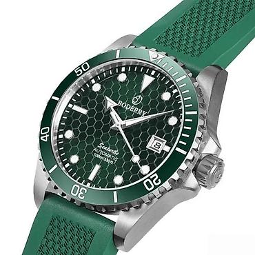Ručni satovi: Boderry BDA007T SEATURTLE OCEAN - 40mm - Zelena - Titanium — 1