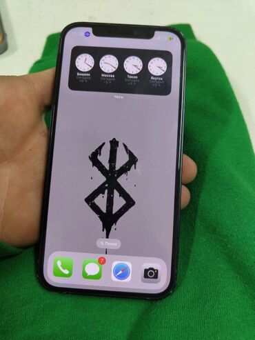 кабель iphone: IPhone 12, Б/у, 128 ГБ, Черный, Зарядное устройство, Кабель, Чехол, 79 %