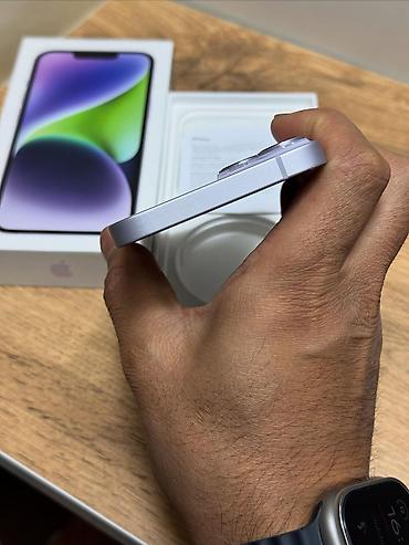 telefon kablo: IPhone 14, 128 GB, Çəhrayı, Zəmanət, Kredit, Simsiz şarj — 5