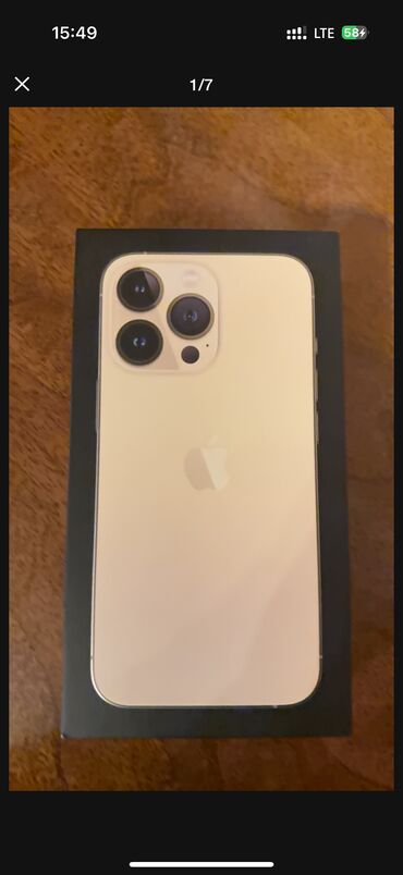 Apple iPhone: IPhone 13 Pro, 128 GB, Qızılı, Face ID