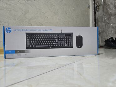 Klaviaturalar: HP Gaming Klaviatura və Siçan KM100 🔹 Orijinal məhsul 🔹 LED işıqlı –