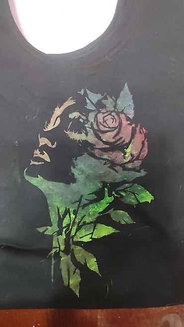 Torbe: Unikatne ručno oslikane pamučne torbe preko ramena - Materijal — 10