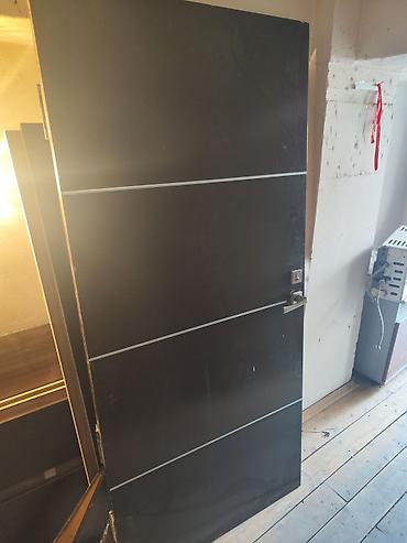 Ofis dəst mebeli: Ofis mebel dəsti - Ofis masası: L‑şəkilli iş masası, tünd qəhvəyi — 3