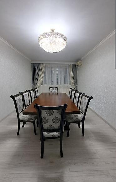 Обеденный комплект: большой стол + 10 стульев - Стол прямоугольный