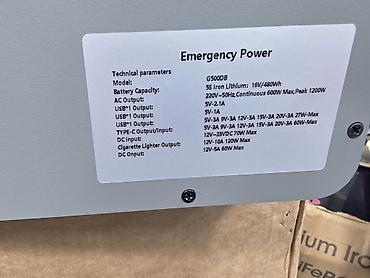 солнечной: Портативная электростанция Emergency Power G500DB Основные — 1