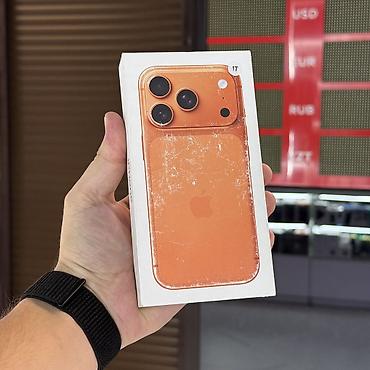 note 15 pro plus: IPhone 17 Pro, Новый, 1 ТБ, Оранжевый, Кабель, Коробка, 100 % — 1