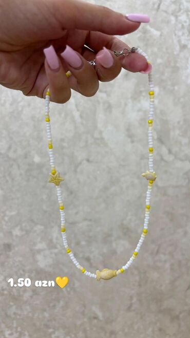 Boyunbağılar: Rəngarəng muncuq əl işi boyunbağılar. ətraflı məlumat və çatdırılma — 16