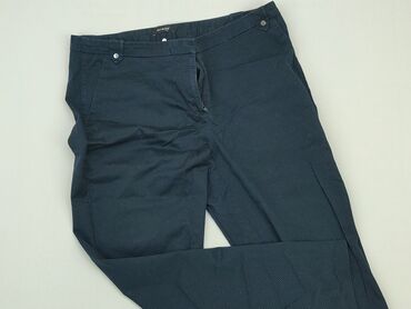 niebieska bluzki z falbanką: Spodnie materiałowe, Orsay, XL, stan - Bardzo dobry