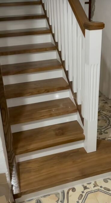 Pilləkən məhəccərləri: Taxta pilləkan sifatişi — 8