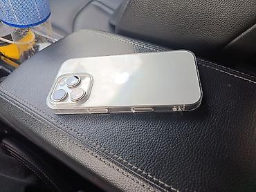 IPhone 15 Pro (серебристый) с чехлом - Диагональ экрана 6.1", OLED at lalafo.kg IPhone 15 Pro (серебристый) с чехлом - Диагональ экрана 6.1", OLED