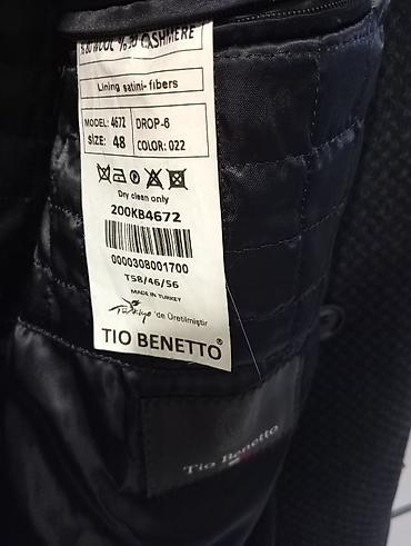 пальо: Двубортное мужское пальто Tio Benetto, в отличном состоянии, брали в — 2
