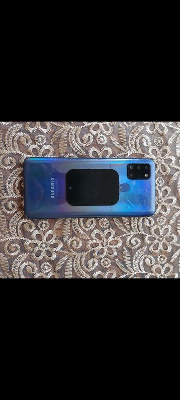 Samsung: Samsung Galaxy A21S, rəng - Göy, Barmaq izi