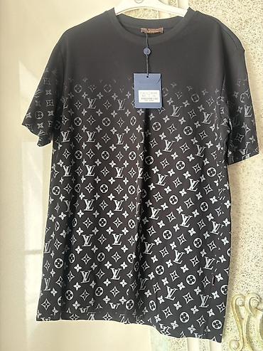 trapez şalvar: Futbolka, Louis Vuitton, 2XL, rəng - Qara — 3