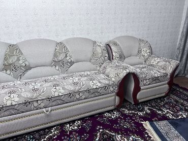 купить покрывало на диван: Диван-кровать, цвет - Серый, Новый