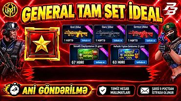 oyun manej: Indonesia point blank GENERAL TAM SET İDEAL – oyun içi paket Tərkib — 1