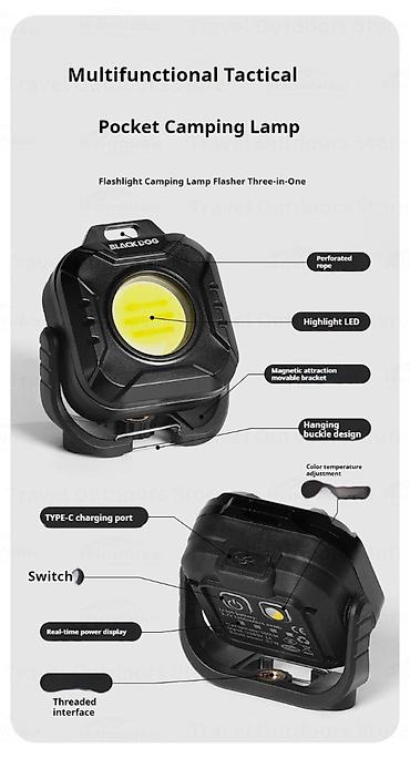мощный фонарь: BLACK DOG STAR CORE Tactical Pocket Light — карманный — 3