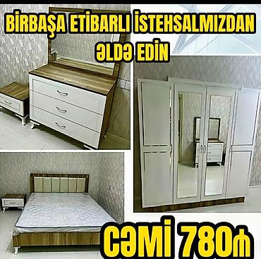 termolar: İkinəfərlik çarpayı, Dolab, Termo, 2 tumba, Azərbaycan, Yeni — 4