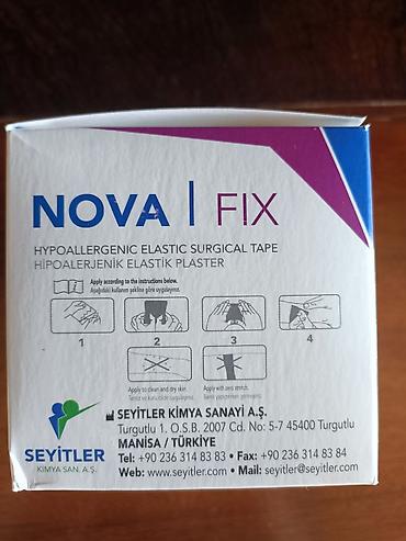 steril sargi paketi: NOVA FIX – Hipoallergen elastik cərrahi yapışqan lent (plaster) — 2