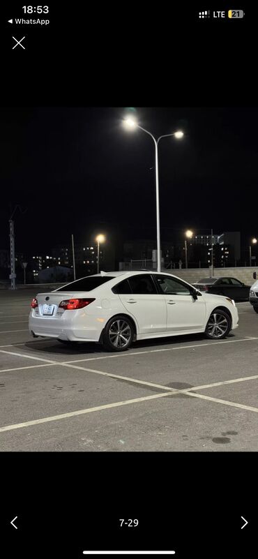 Subaru: Subaru Legacy: 2017 г., 2.5 л, Автомат, Бензин, Седан — 3
