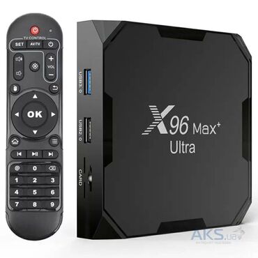 x96 max: Tv boks X96 max + Ultra 4/32 Teze En yeni prosessor S905X4 RAM 4 GB