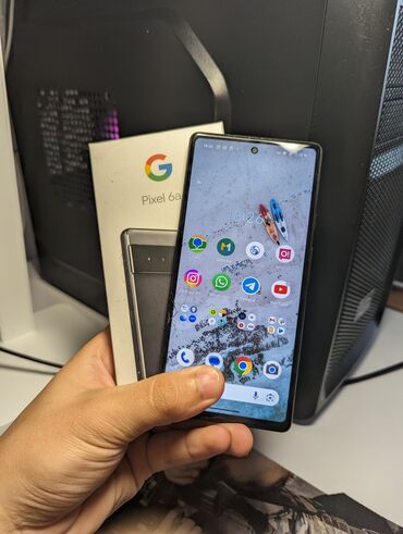 маленькие телефоны купить: Google Pixel 6A, Колдонулган, 128 ГБ