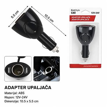 KMT Auto punjač tri u jedan 2008848 Kmt Style adapter upaljača za