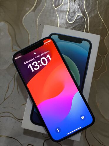 xiomi 10 s: IPhone 12 mini, 128 GB, Sierra Blue, Simsiz şarj, Face ID