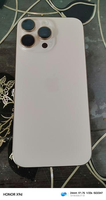 IPhone 16 Pro Max, 256 ГБ, в светлом корпусе. Смартфон с большим