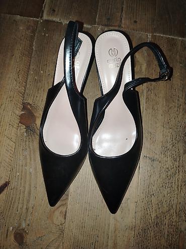 qacış ayaqqabı: Qadın ayaqqabısı – Mario Muzi - Model: slingback (arxa qayışlı), sivri — 2