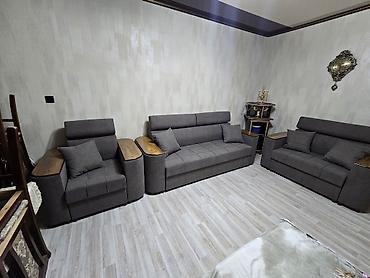 Комплект 3 ка диван раскладной мини диван и кресло только на заказ