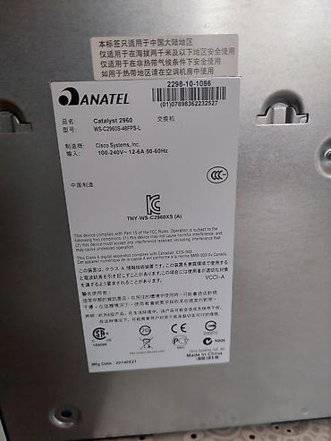 Настольные ПК и комплектующие: Cisco Catalyst 2960S WS-C2960S-48FPS-L şəbəkə kommutatoru Əsas — 4