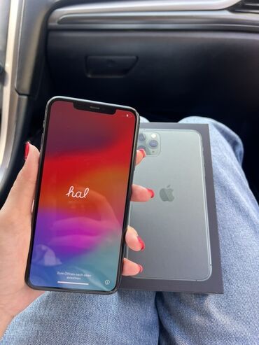 ucuz ayfon: IPhone 11 Pro Max, 64 GB, Matte Midnight Green, Face ID