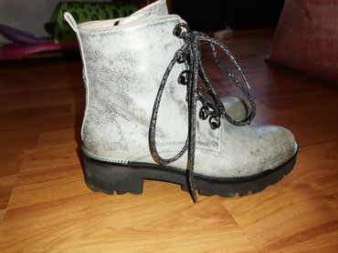 sivi kaput tamno: Ankle boots, 37