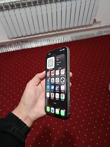 iphone x10: IPhone 16 Pro Max, Б/у, 512 ГБ, Серебристый, Зарядное устройство, Защитное стекло, Чехол, 94 % — 2