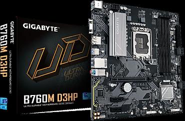 intel celeron: Ana plata Gigabyte B760M D3HP DDR5 eni ağzı bağlı qutu. Digər — 1