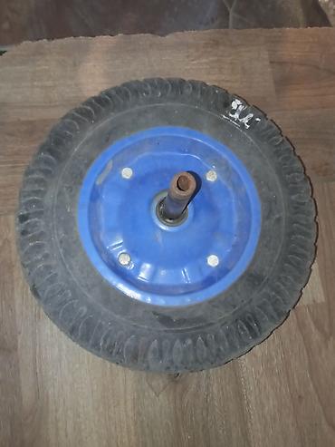 13 lük disk: Arabaya/səbətə/əl arabasına təkər – mavi disklik - Ölçü: təxmini — 1