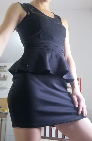katrin svecane haljine: S (EU 36), color - Black, Cocktail, With the straps