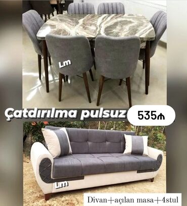 divan masasi: Yeni, Qonaq otağı üçün, Açılan, Azərbaycan