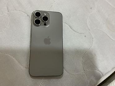 iphone 11 batareya: IPhone 15 Pro Max, 256 GB, Gümüşü, Face ID — 1