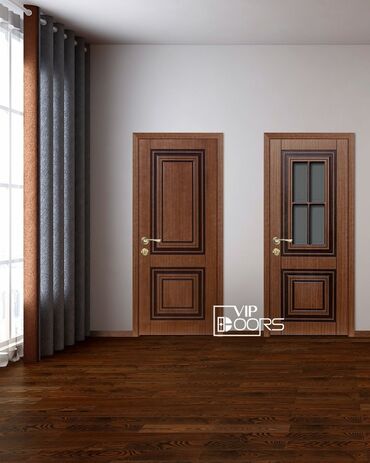 Vip Doors interyer qapıları – klassik dizayn, təbii ağac teksturası və
