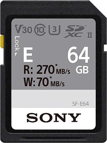 №: 17358 Məhsulun adı: Yaddaş kartı Sony SF-E Series 64GB SDXC UHS-II