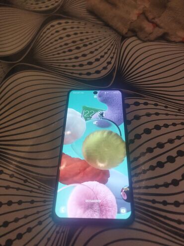 samsung teze: Samsung A51, 128 GB, rəng - Göy, Düyməli, Sensor, Barmaq izi